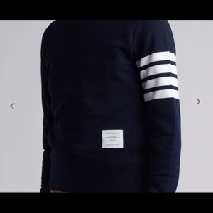 4-Bar Stripe Pullover Sweatshirt